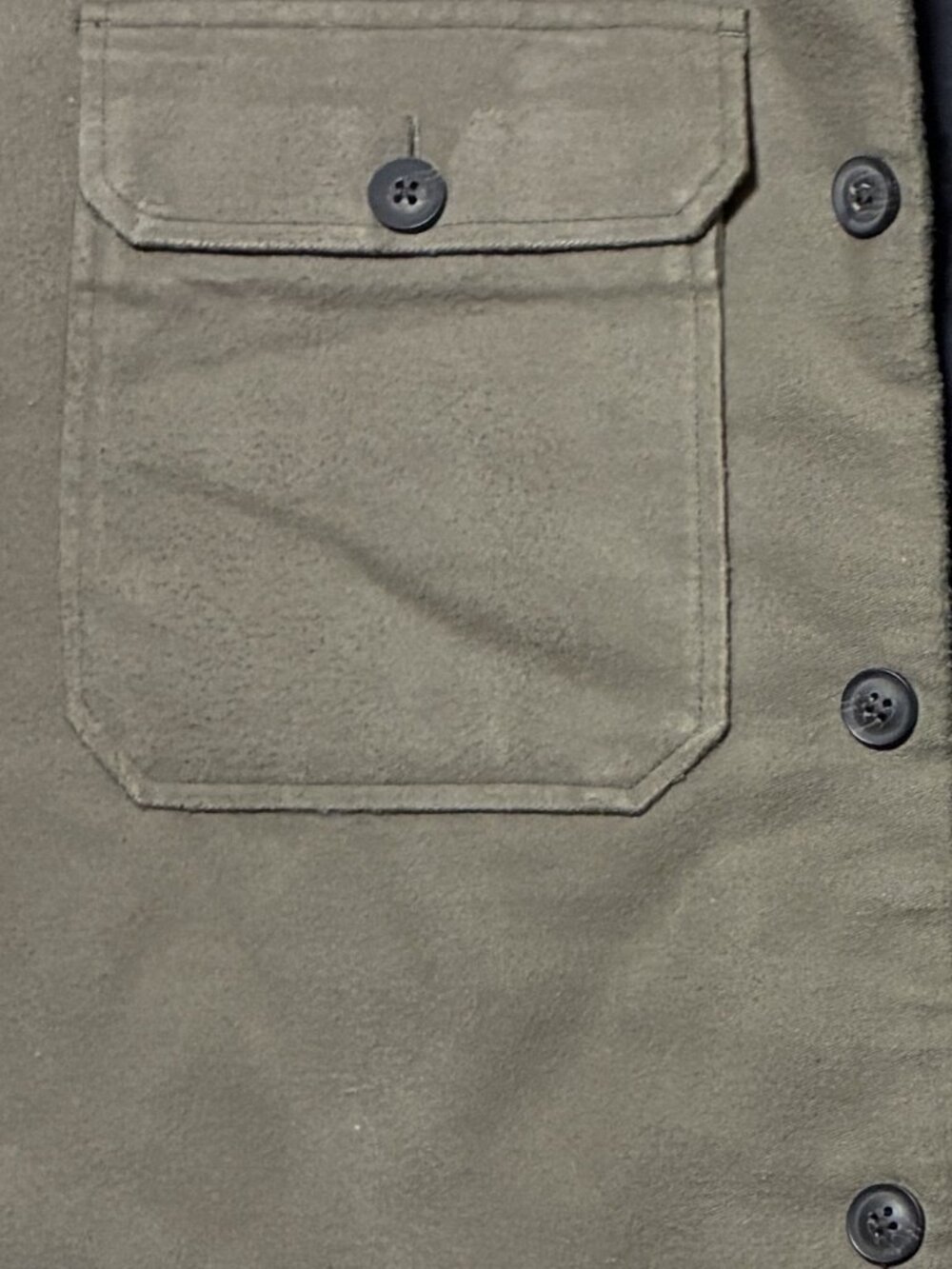 All Saints Military-Style Men's Quilted-Lined Utility Shirt Jacket - Picture 7 of 7